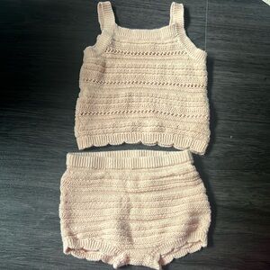 Knit matching set